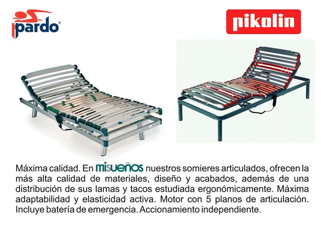 MISUEÑOS somier articulable